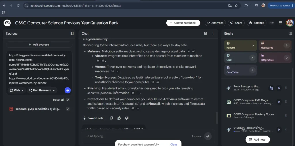 NotebookLM Audio Overview feature source 