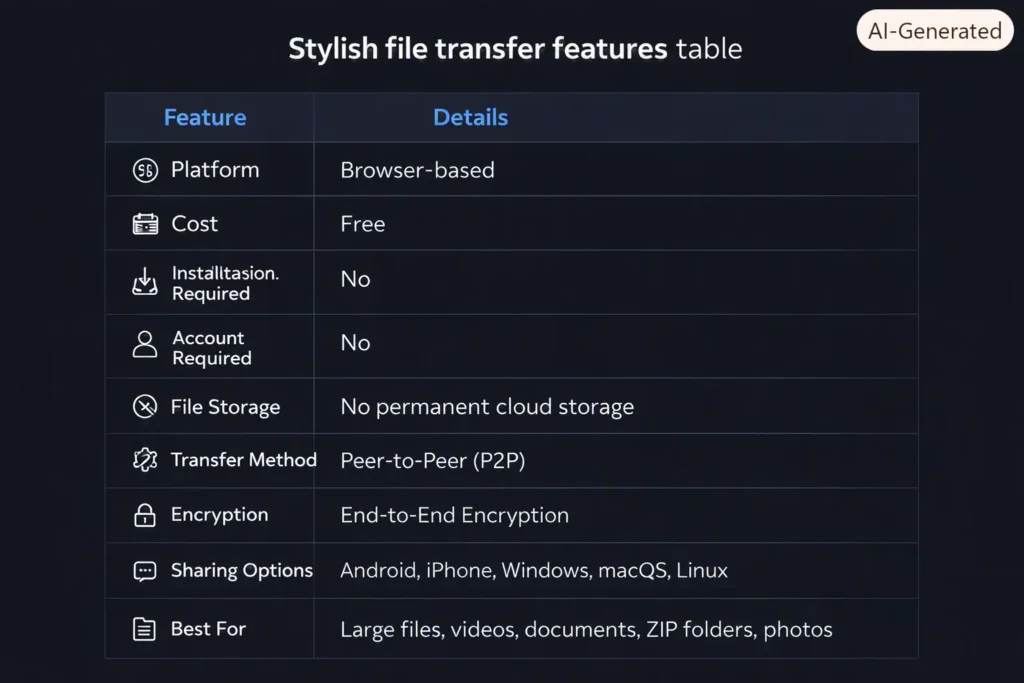 ToffeeShare Features