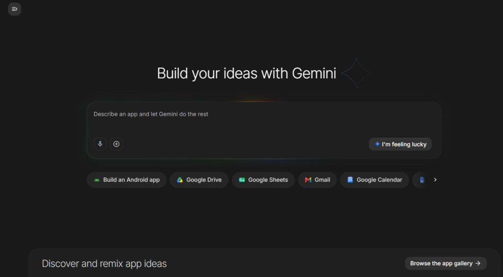 Google ai studio app developer
