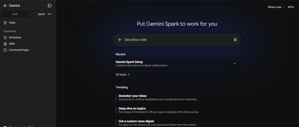 Gemini Spark