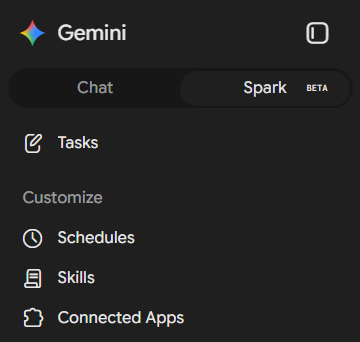 Gemini Chat and Gemini Spark